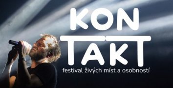 Lístek na festival živých míst a osobností KONTAKT FEST 1.7.2023 ve Frenštátu pod Radhoštěm