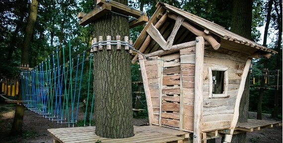 Rodinná vstupenka do lanového centra Hájenka Břeclav