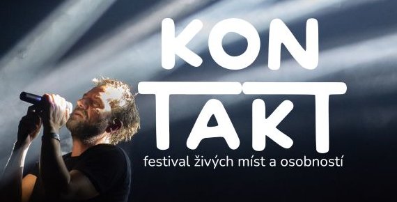 Lístek na festival živých míst a osobností KONTAKT FEST 1.7.2023 ve Frenštátu pod Radhoštěm