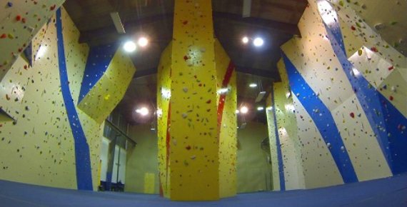 Vstup na lezeckou stěnu Flash Wall v Olomouci