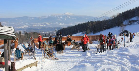 Celodenní skipas do ski areálu Opálená v Beskydech