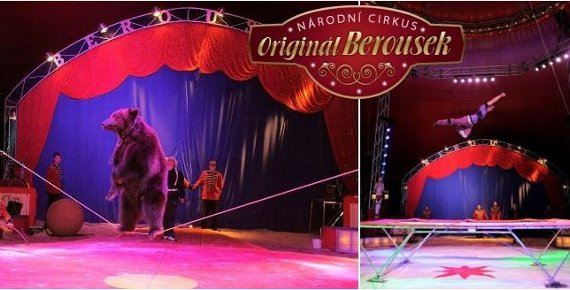 Lístek do Národního Cirkusu Originál Berousek v Olomouci