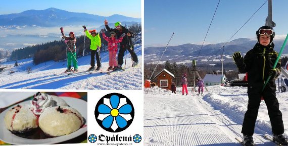 Celodenní skipas do ski areálu Opálená v Beskydech