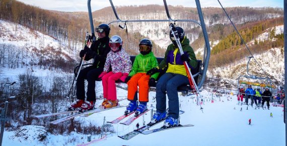 Celodenní skipas do Park Sportu v Hrubé Vodě se 4sedačkovou lanovkou