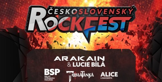 Lístek na Československý Rockfest v Brně