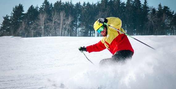 Voucher na výuku lyžování nebo snowboardingu s Newman School