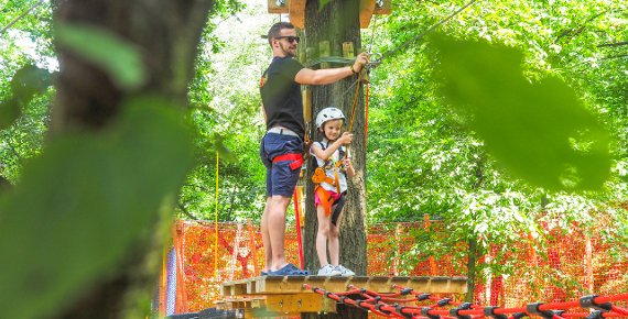 Rodinná vstupenka do lanového centra Hájenka Břeclav