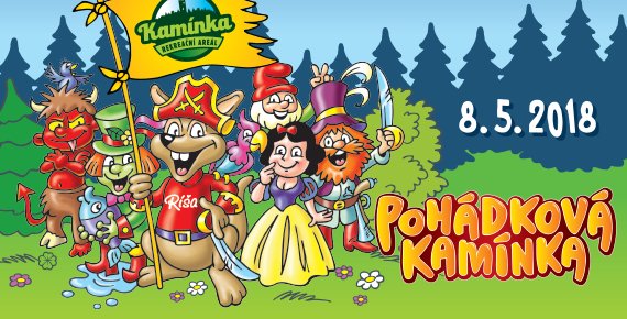 Rodinná vstupenka na Pohádková Kamínka 8.5.2018 v Roštíně
