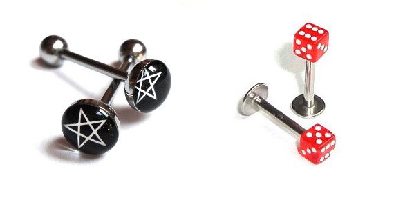 Piercing, naušnice a jiné šperky z nabídky Starsteel v hodnotě 350 Kč