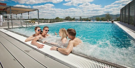 4 hod. vstupenka do SPA zóny Aqualandu Moravia v Pasohlávkách + Pálava Wellness