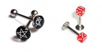 Piercing, naušnice  a jiné šperky z nabídky Starsteel v hodnotě 350 Kč
