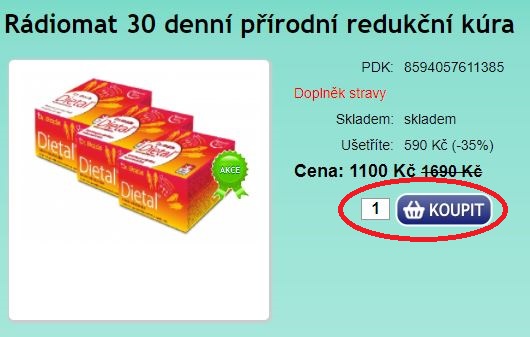RADIOmat Dietal krok 1